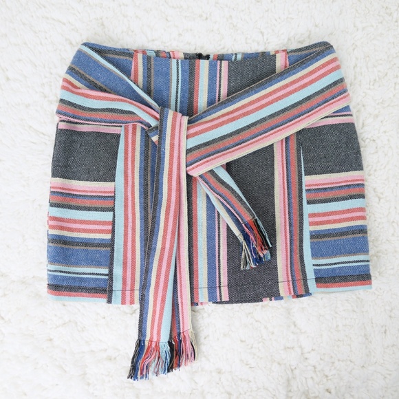 guess ∙ silas striped miniskirt - Picture 2 of 7